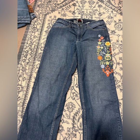 Talbots Denim - Vintage Talbots Floral Embroidered Jeans
